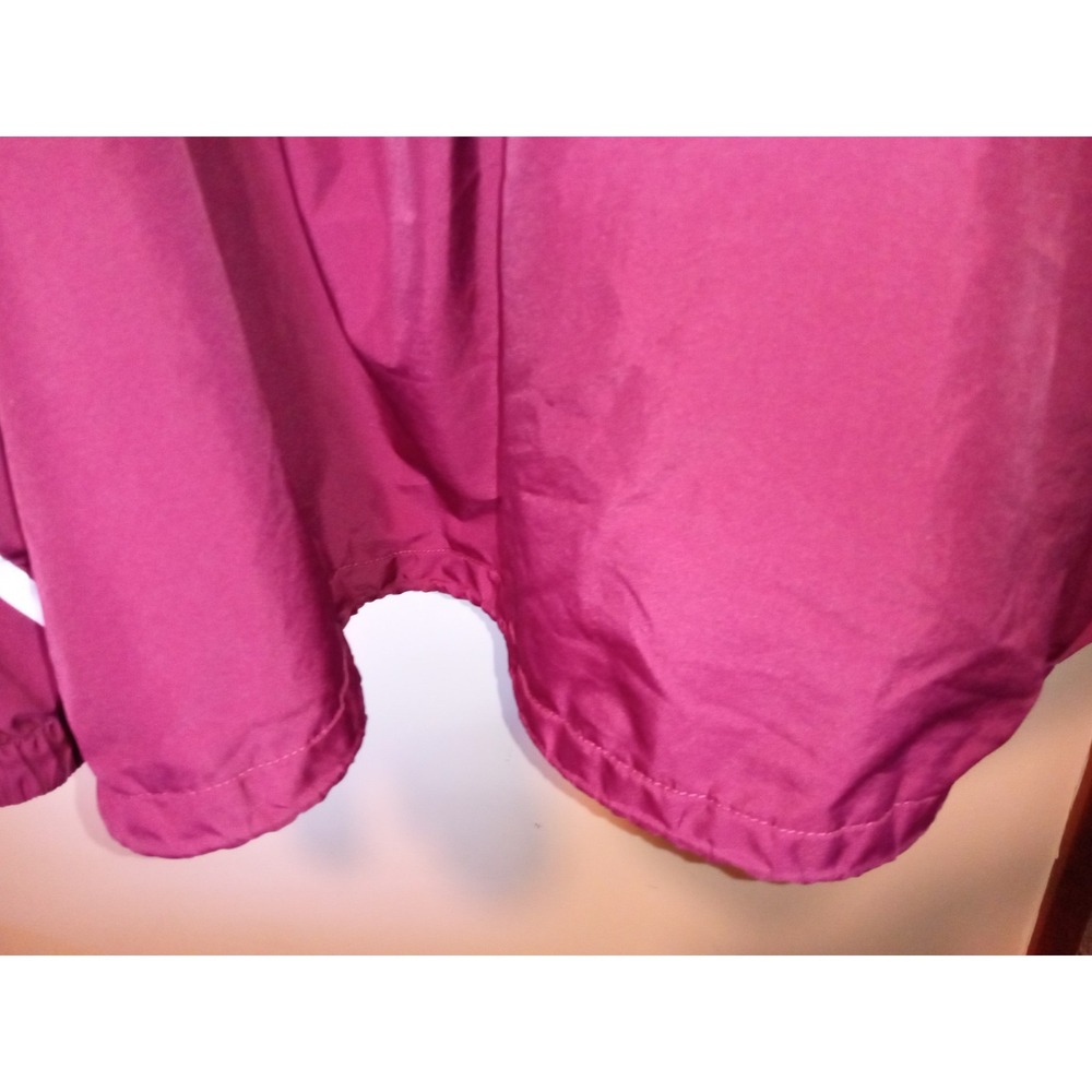 Augusta Sports Wear Pullover Windbreak Pockets Fishing Shirt Vinyl Burgundy 3XL - Picture 10 of 14